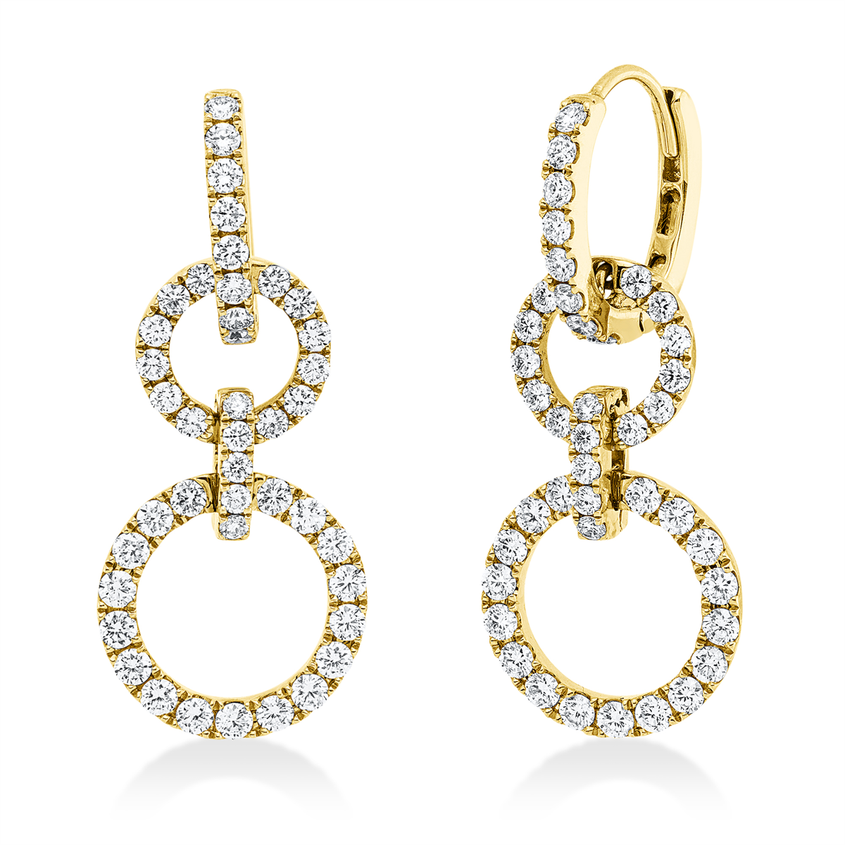 multi-stone earrings - 2T447