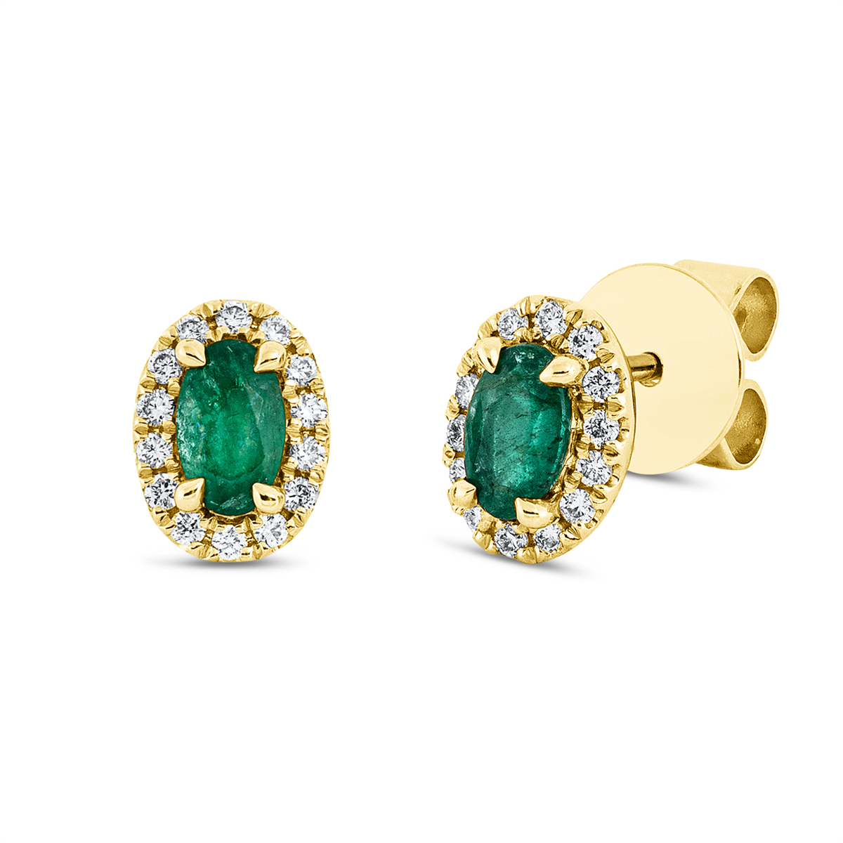 colored stone classic studs - 2U233
