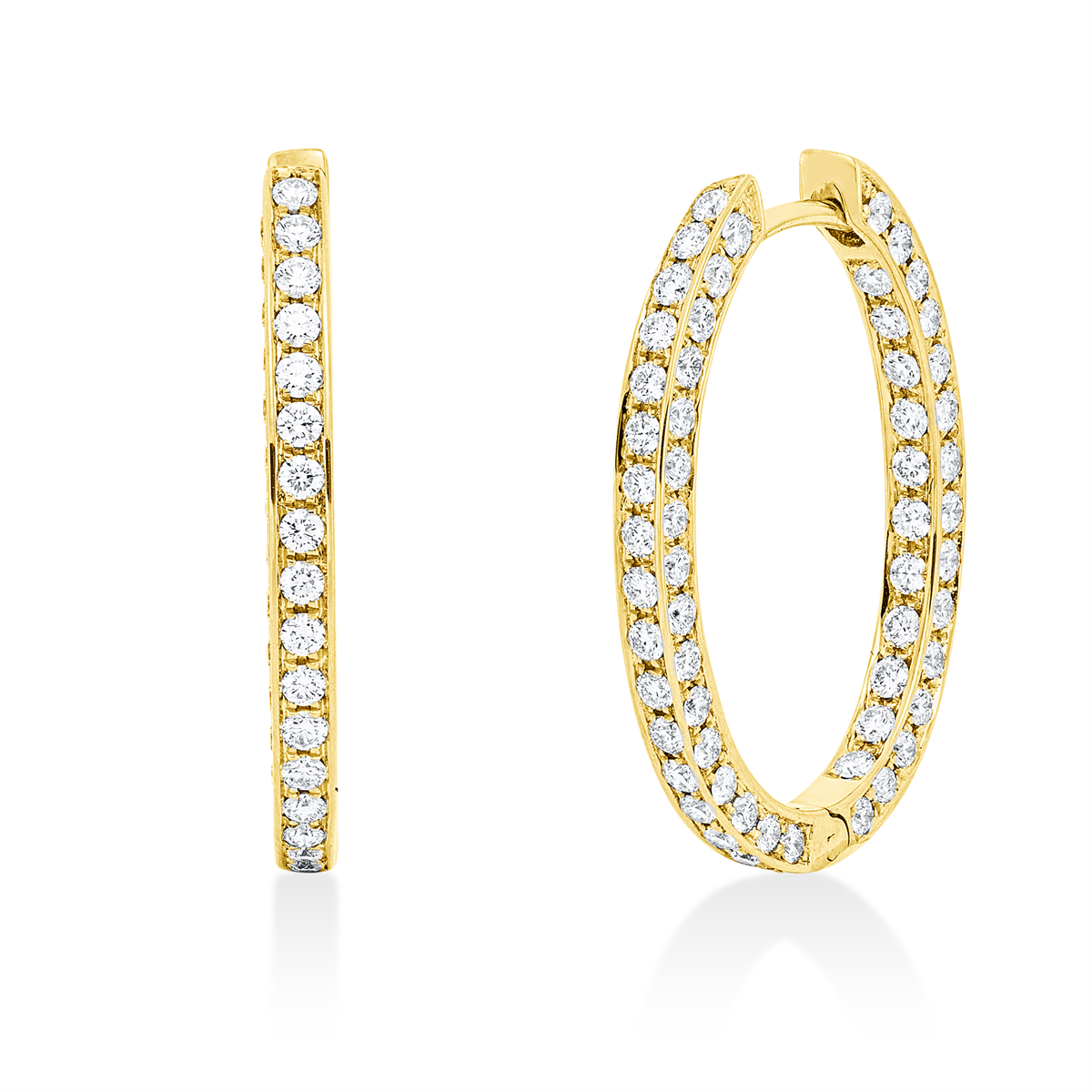 pavé hoops & huggies - 2U426