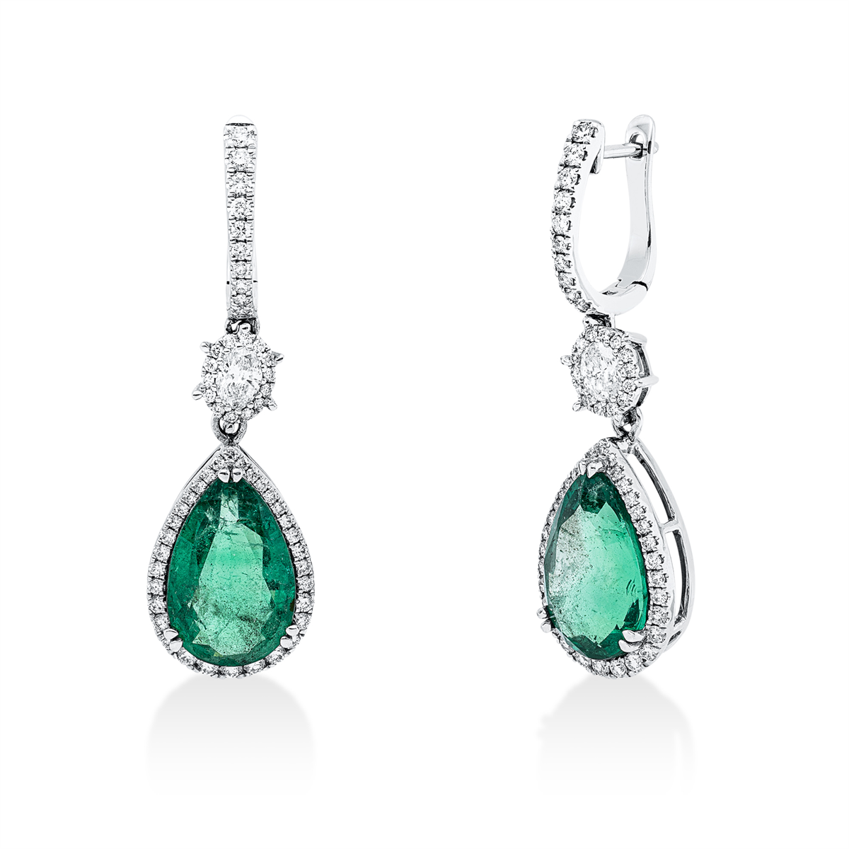 colored stone classic earrings - 2U474