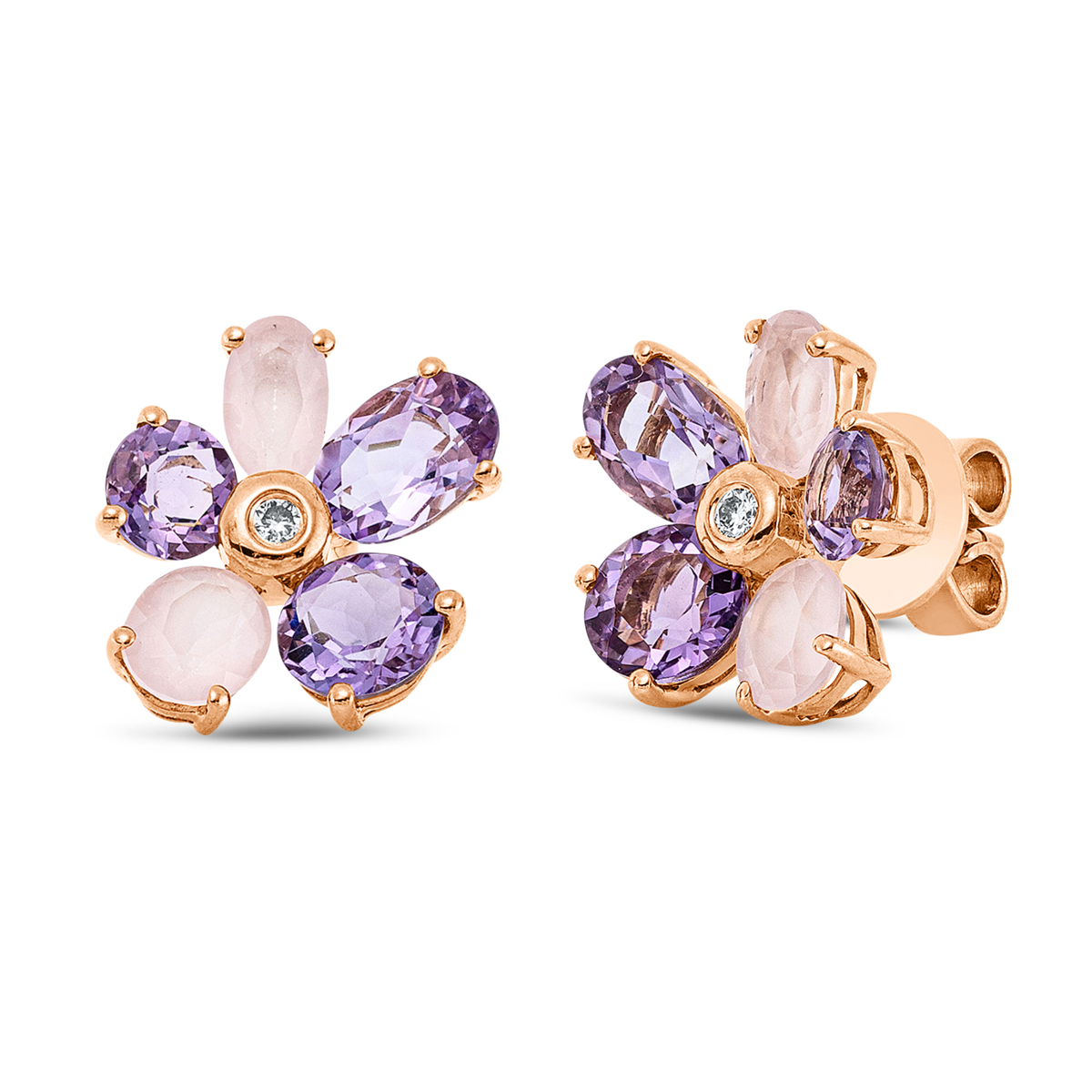 colored stone fashion earrings - 2U731