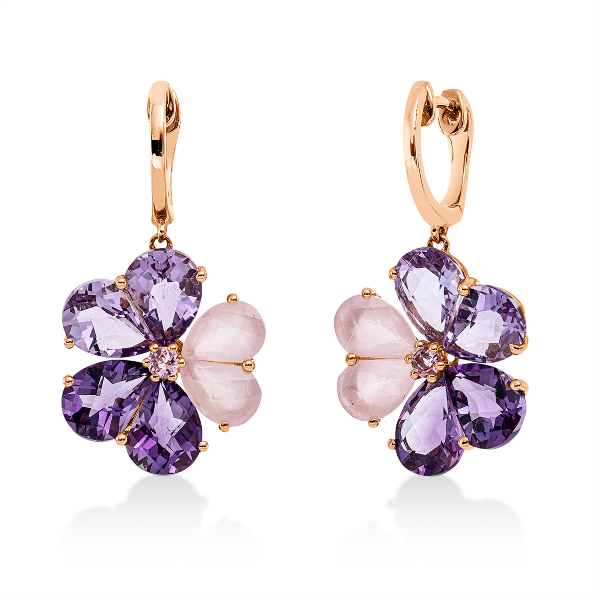 colored stone fashion earrings - 2U754