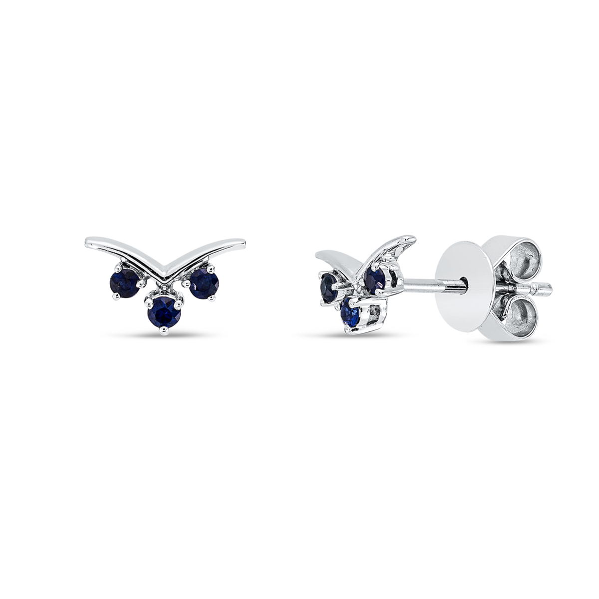 colored stone classic studs - 2U789