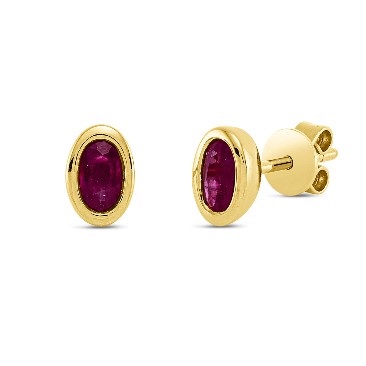 gekleurde stenen klassieke studs - 2U810