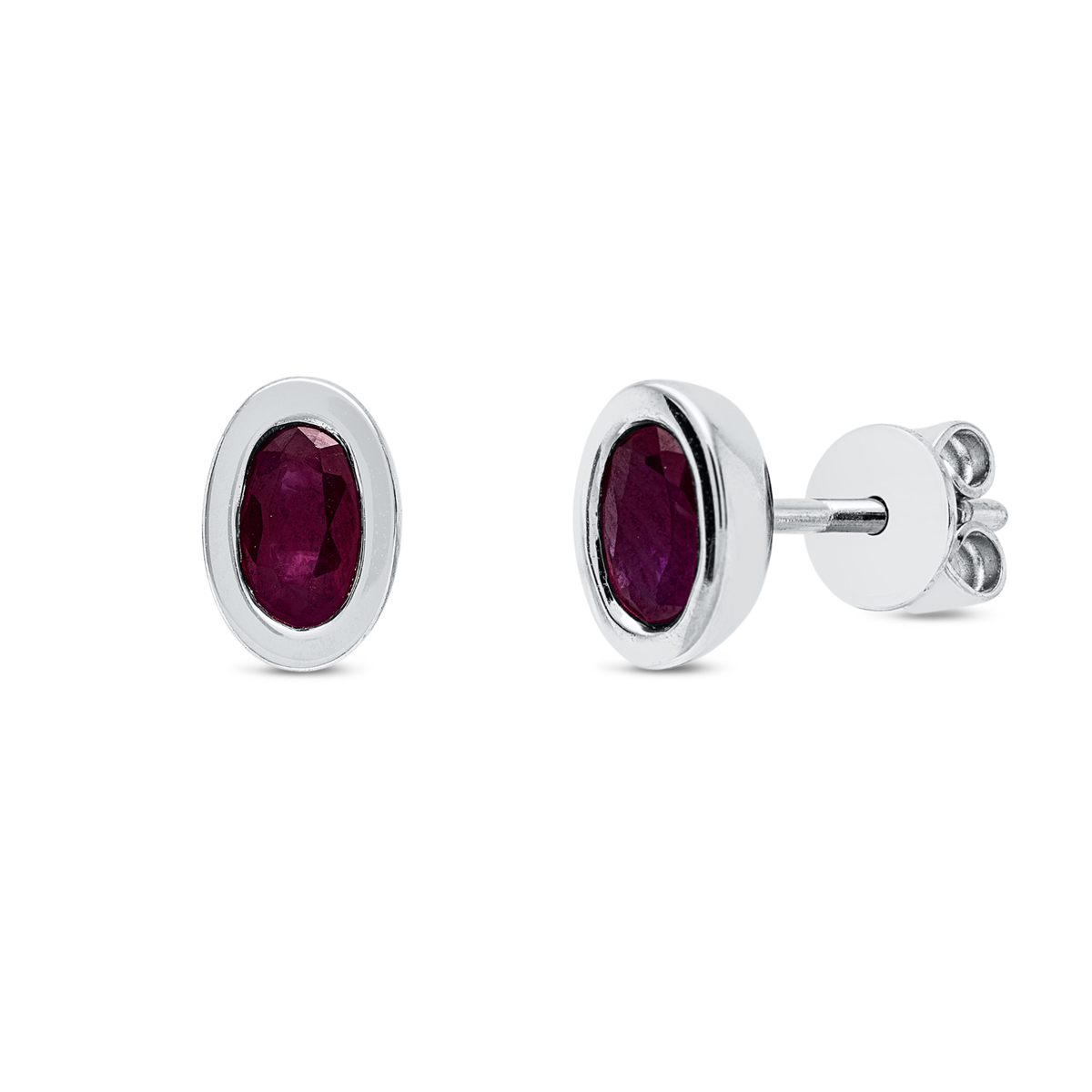 gekleurde stenen klassieke studs - 2U810