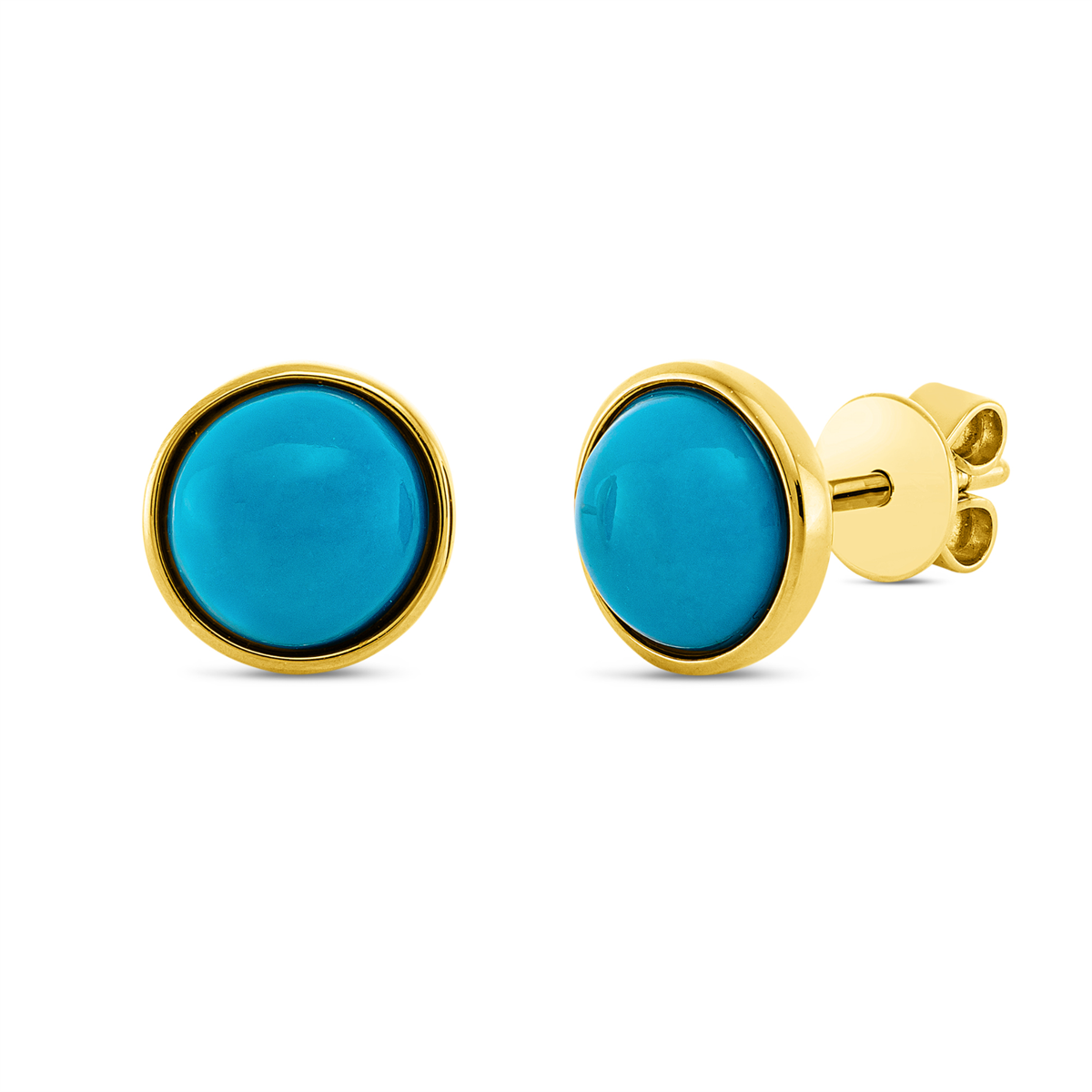 gekleurde stenen mode studs - 2U835