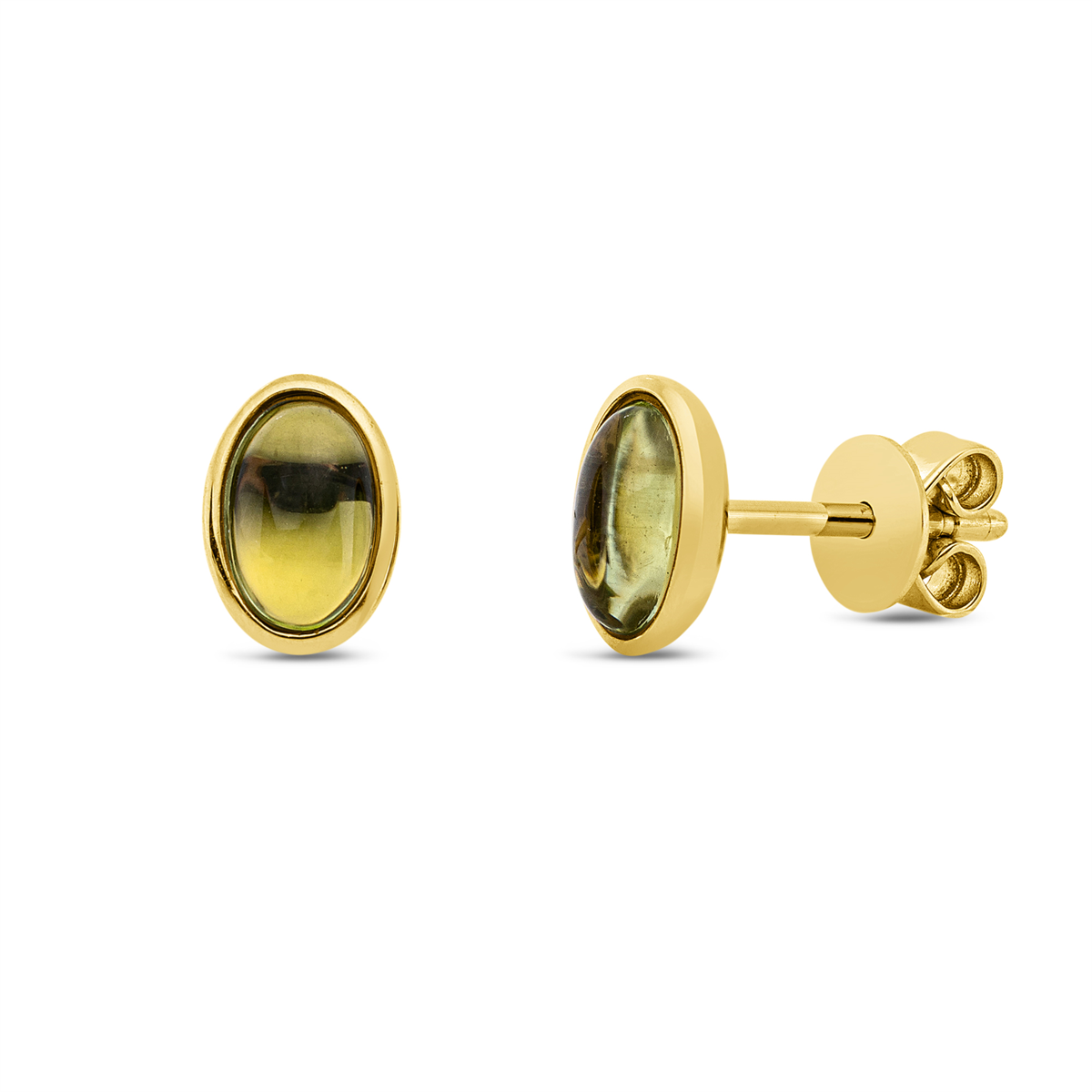 gekleurde stenen mode studs - 2U862