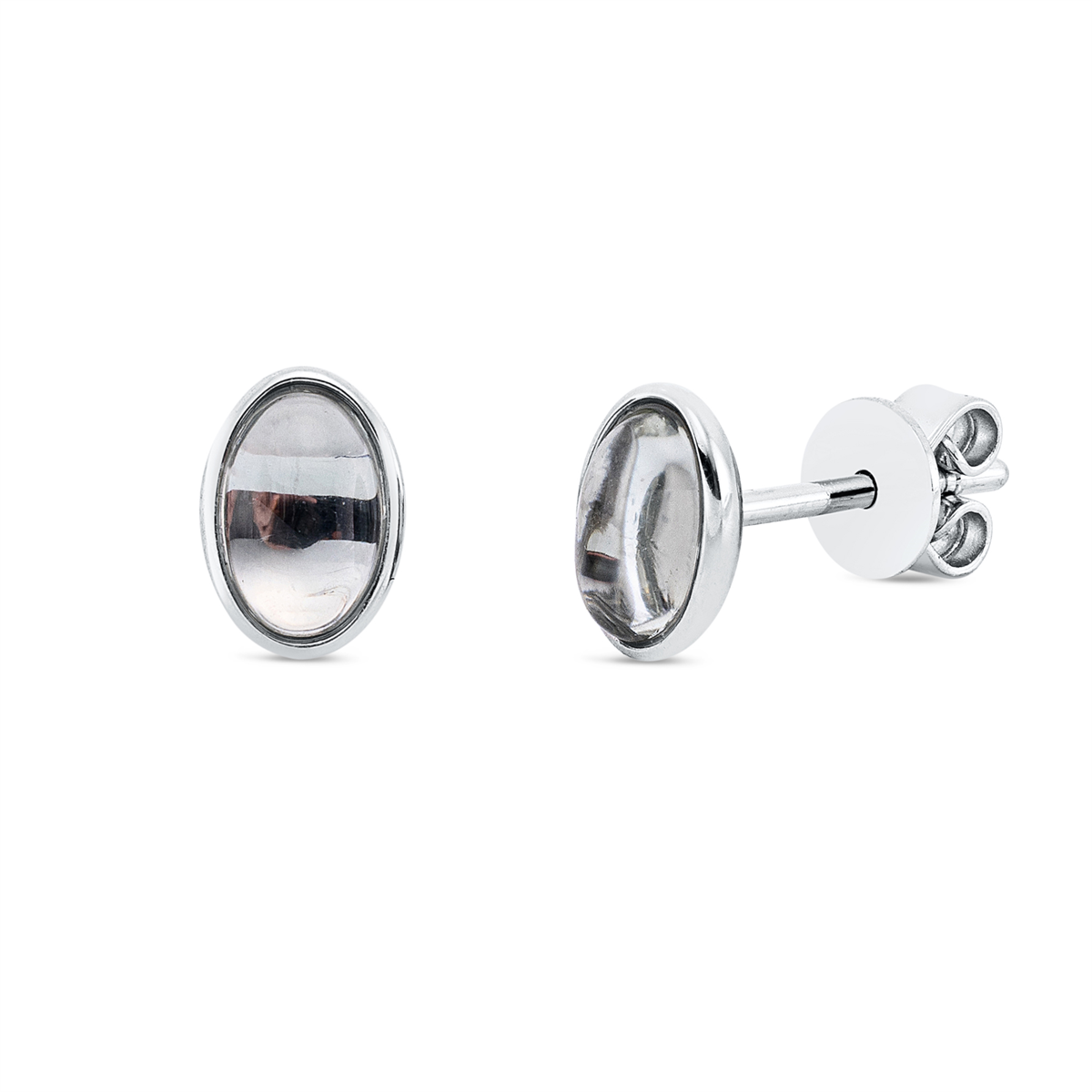 colored stone fashion studs - 2U864