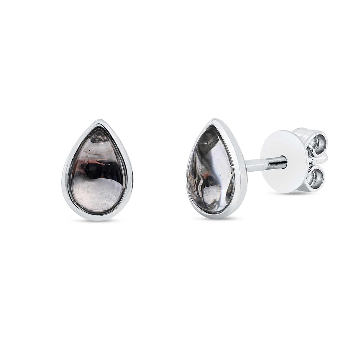gekleurde stenen mode studs - 2U877