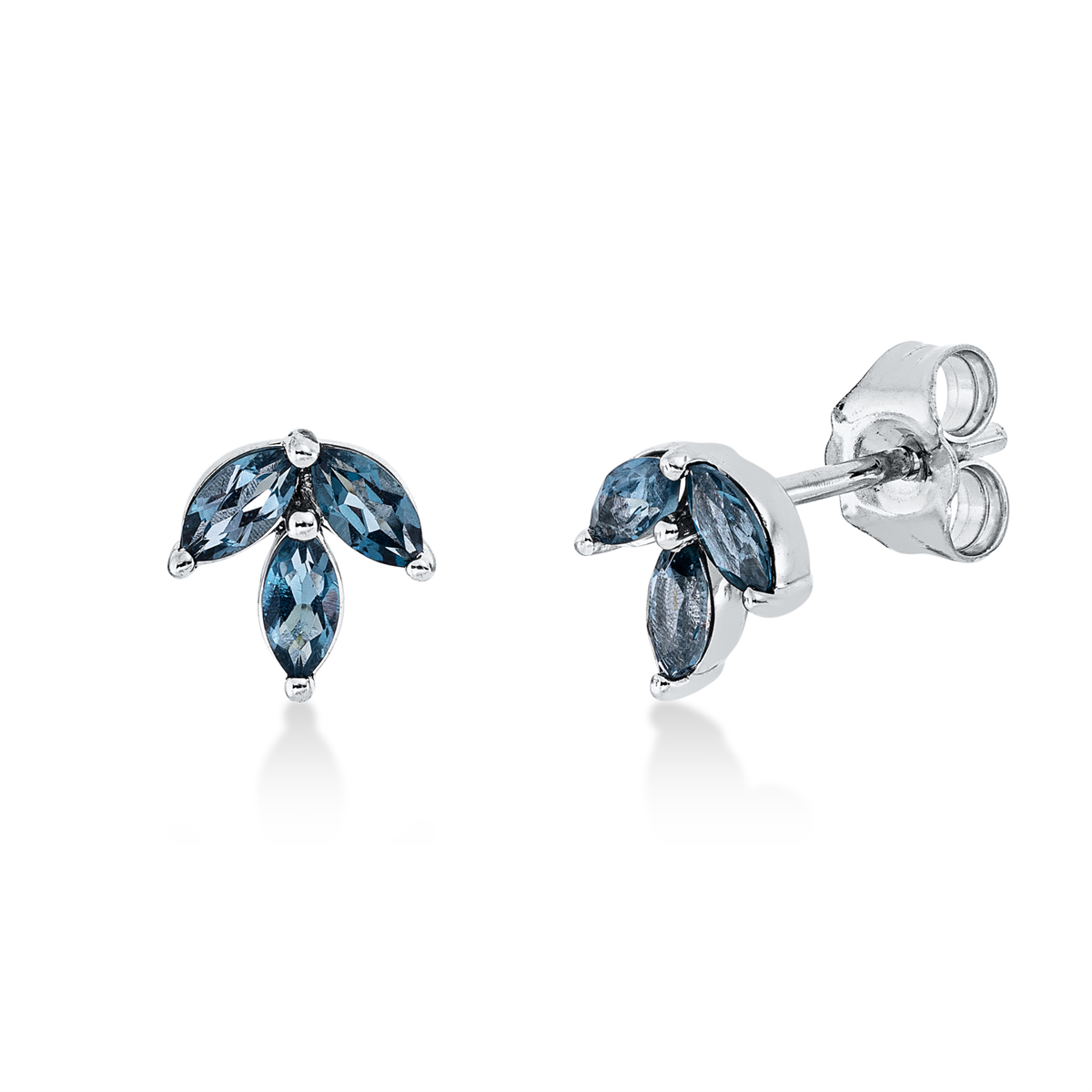 colored stone fashion studs - 2U890