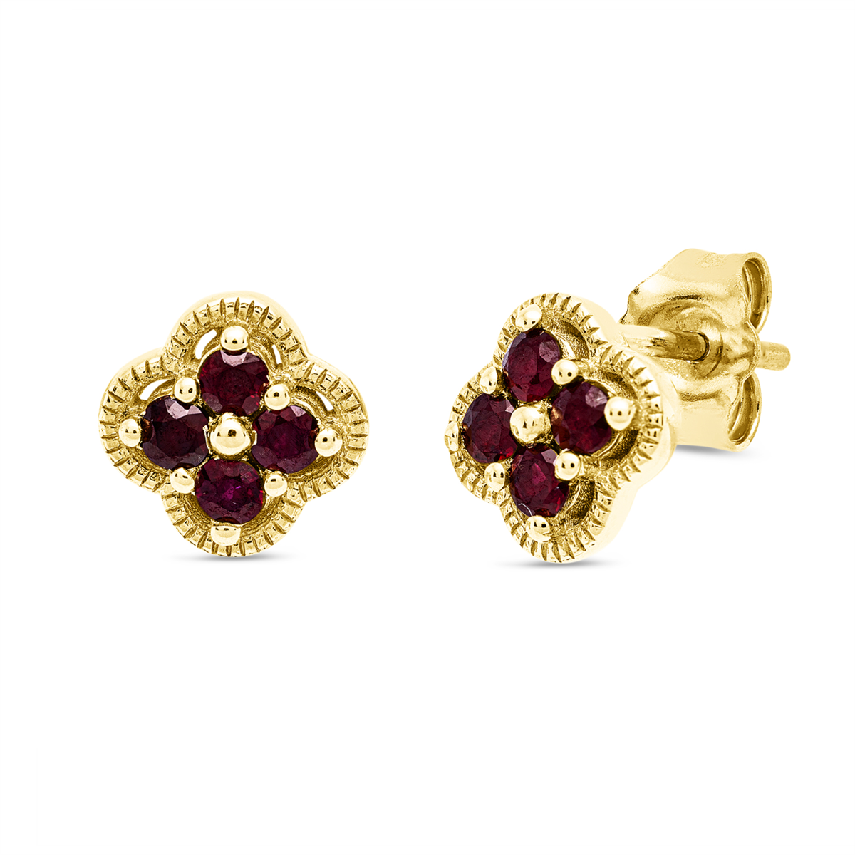 colored stone classic studs - 2U894