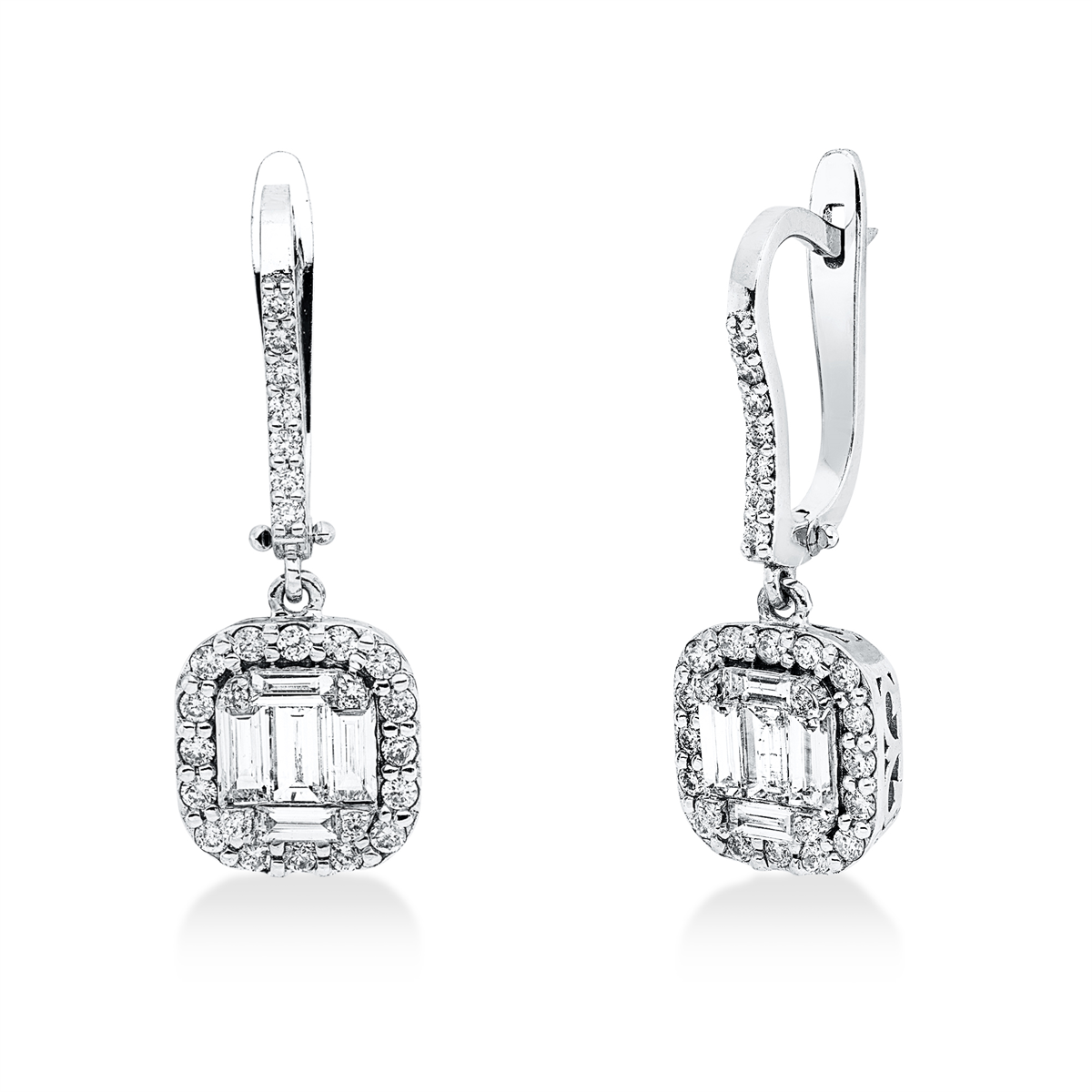 baguette oorbellen - 2V481