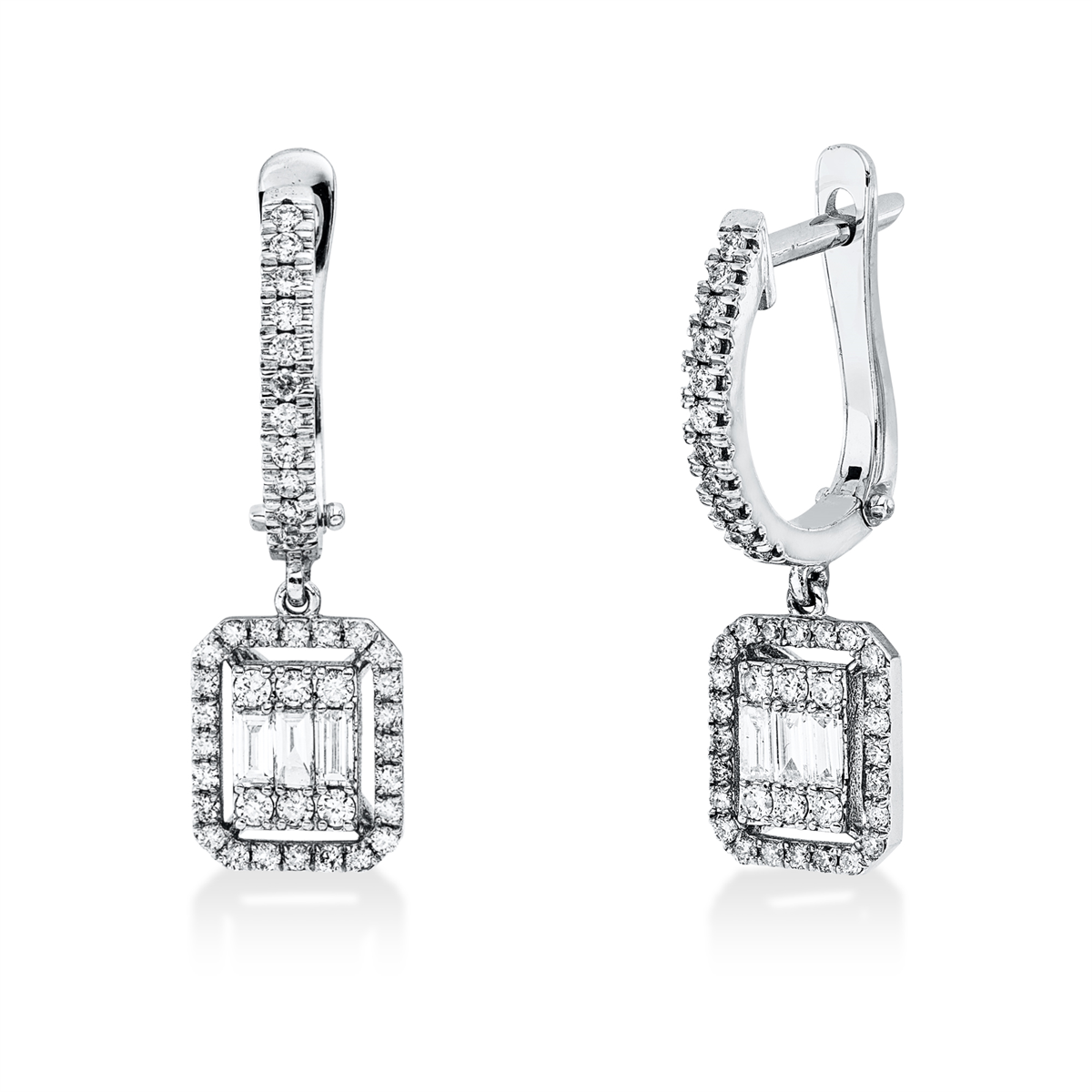 baguette earrings - 2V483