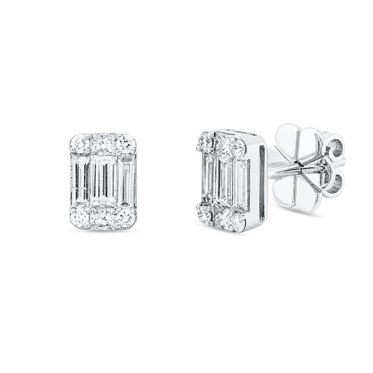 baguette illusie studs - 2V859