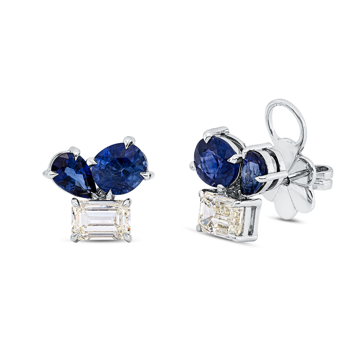 colored stone classic studs - 2V885