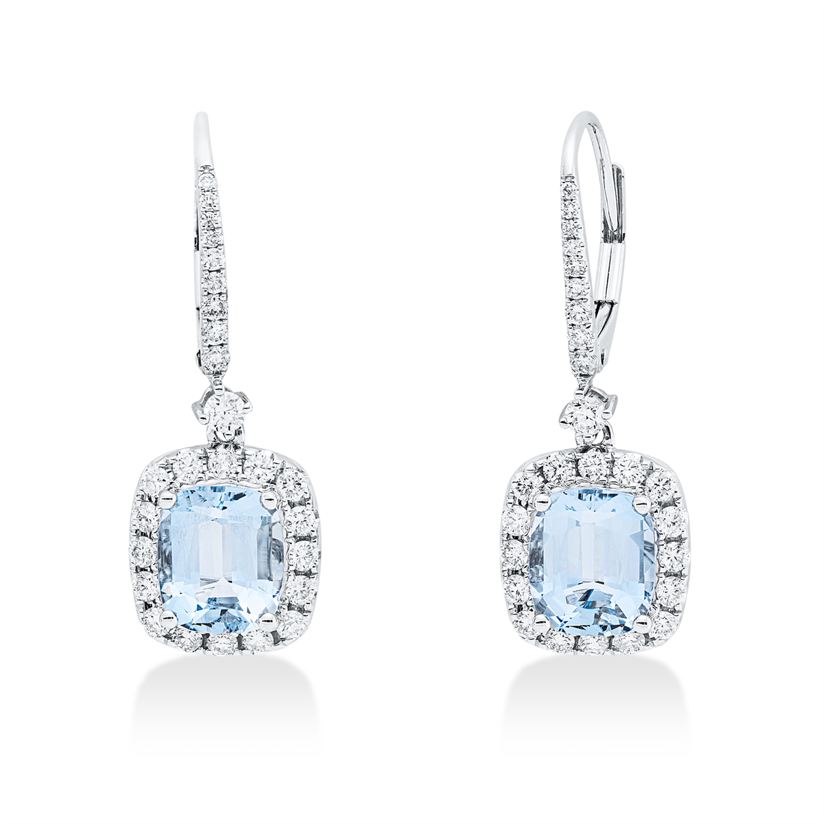 colored stone classic earrings - 2V891