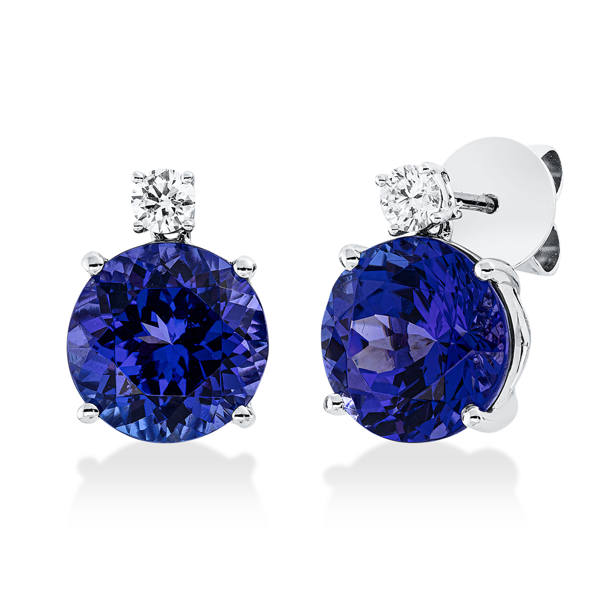 gekleurde stenen klassieke studs - 2V901