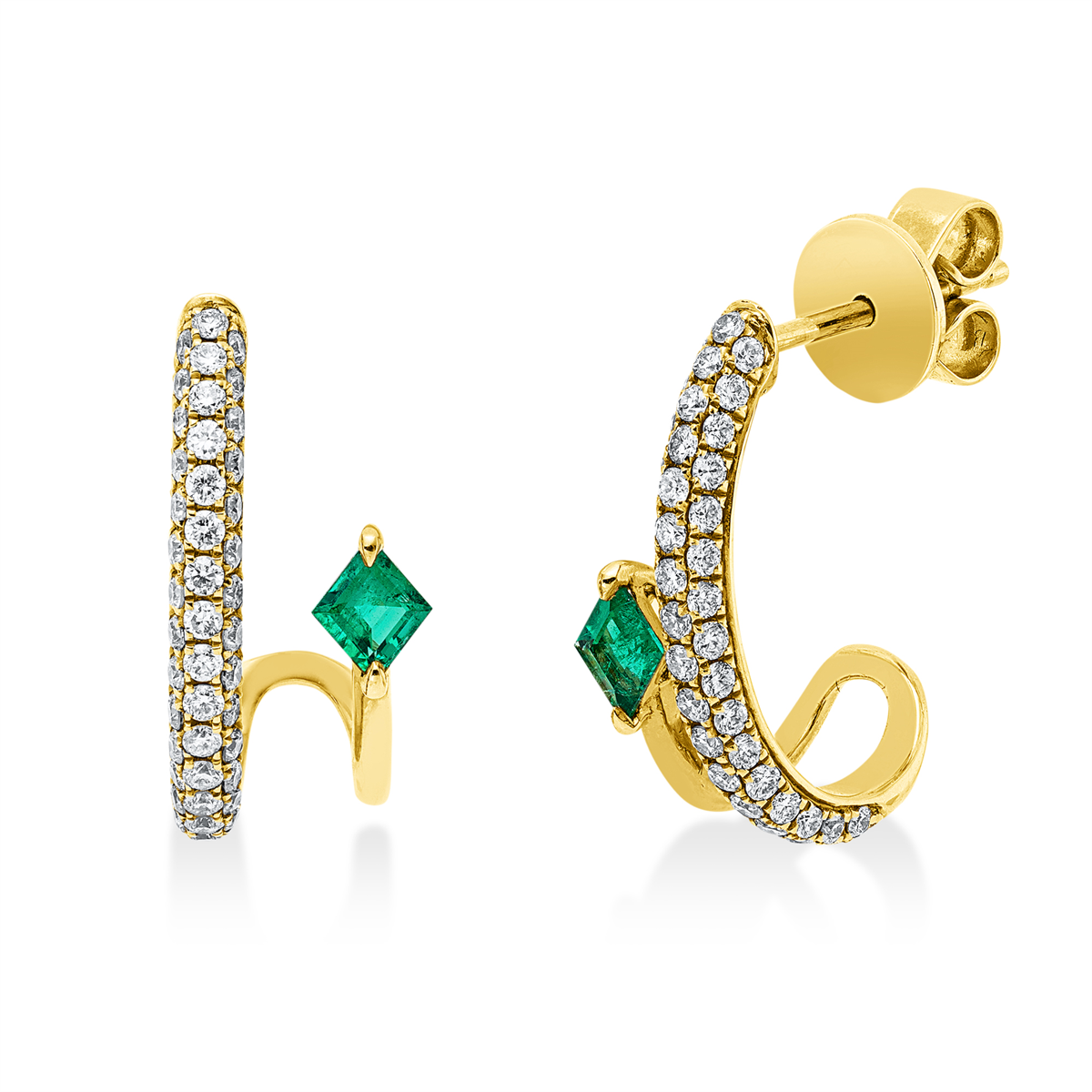 gekleurde stenen klassieke studs - 2V934