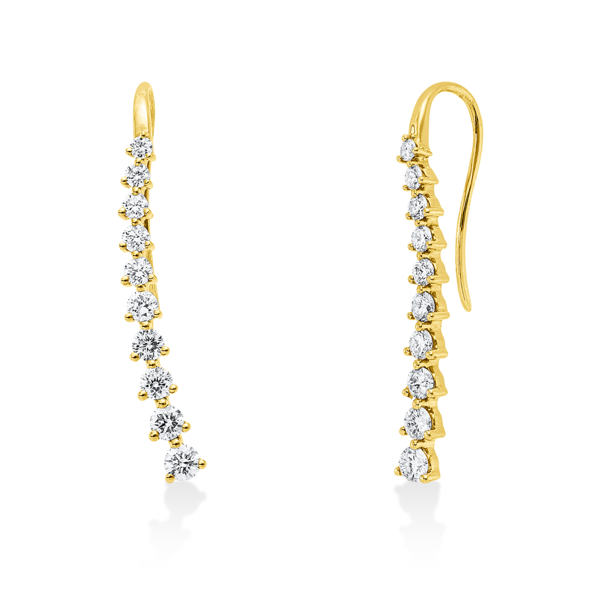 multi-stone earrings - 2W000