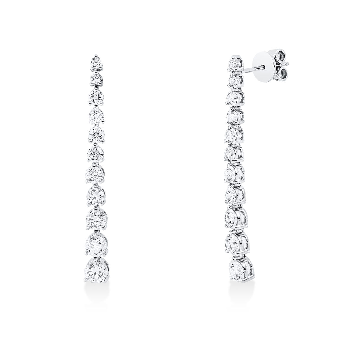 multi-stone earrings - 2W005