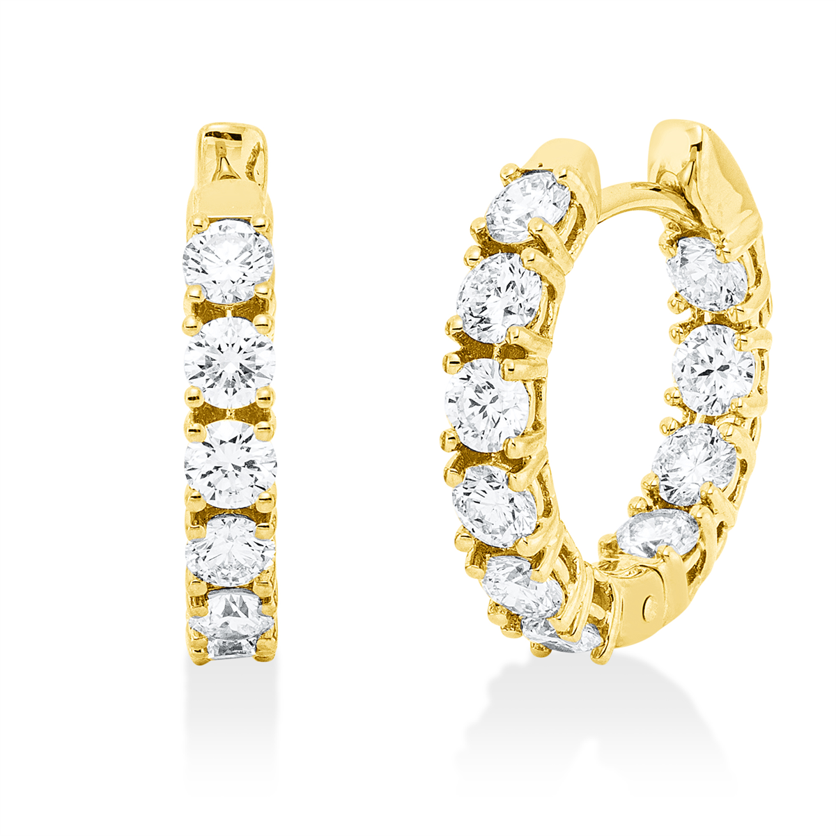 multi-stone hoops & huggies - 2W035