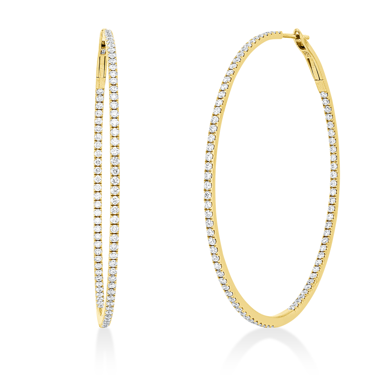 multi-stone hoops & huggies - 2W088