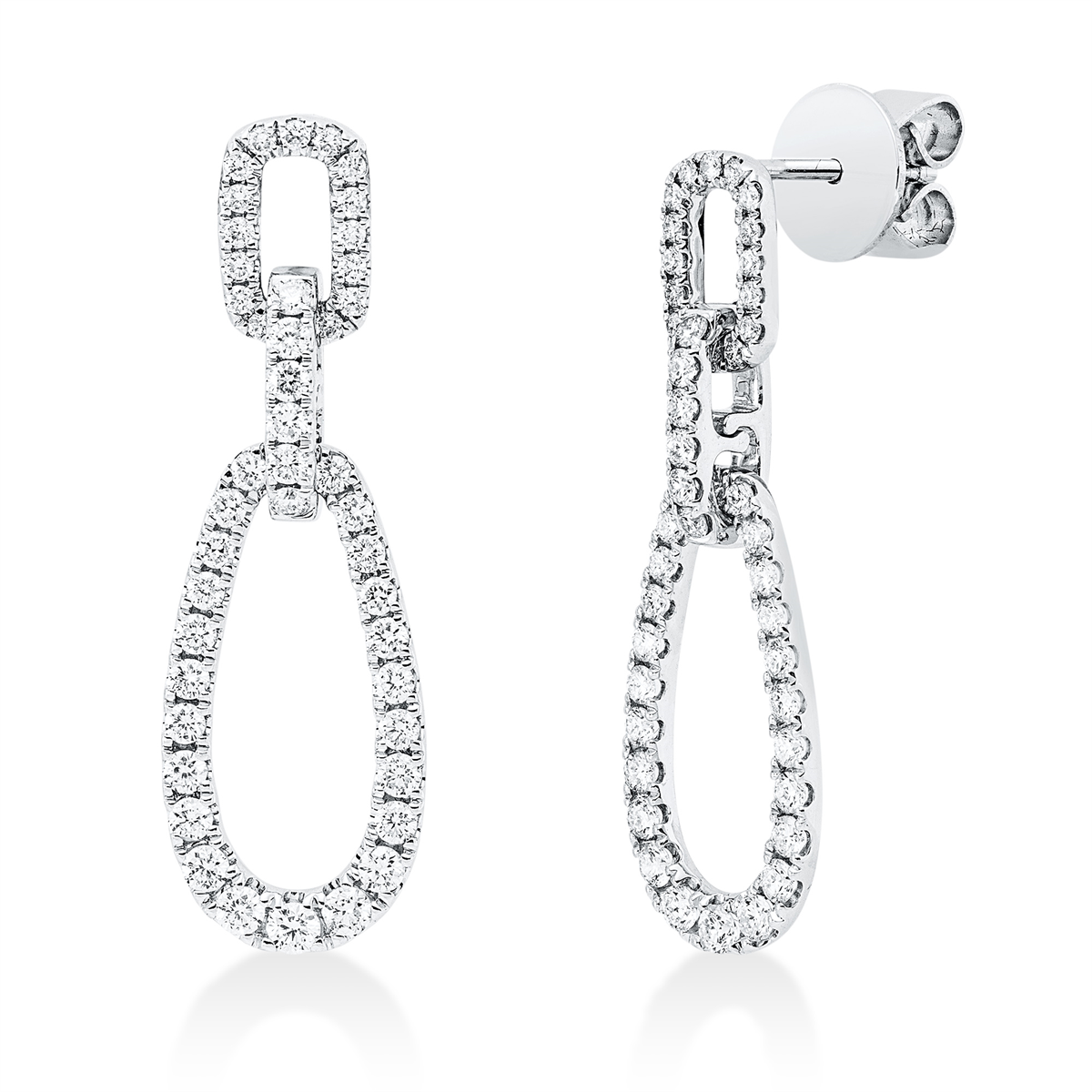 moderne dames oorbellen - 2W095