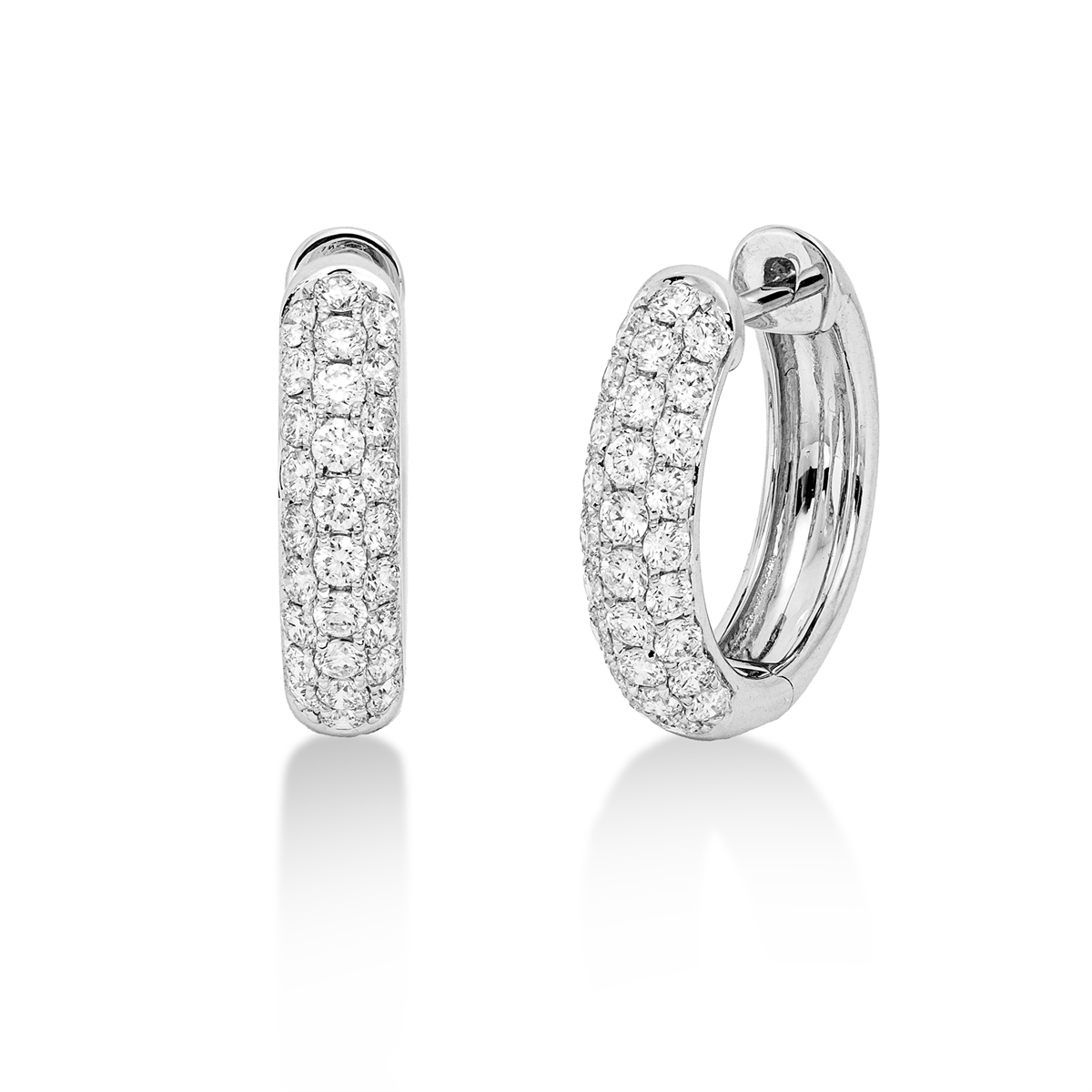 pavé hoepels en huggies - 2W197