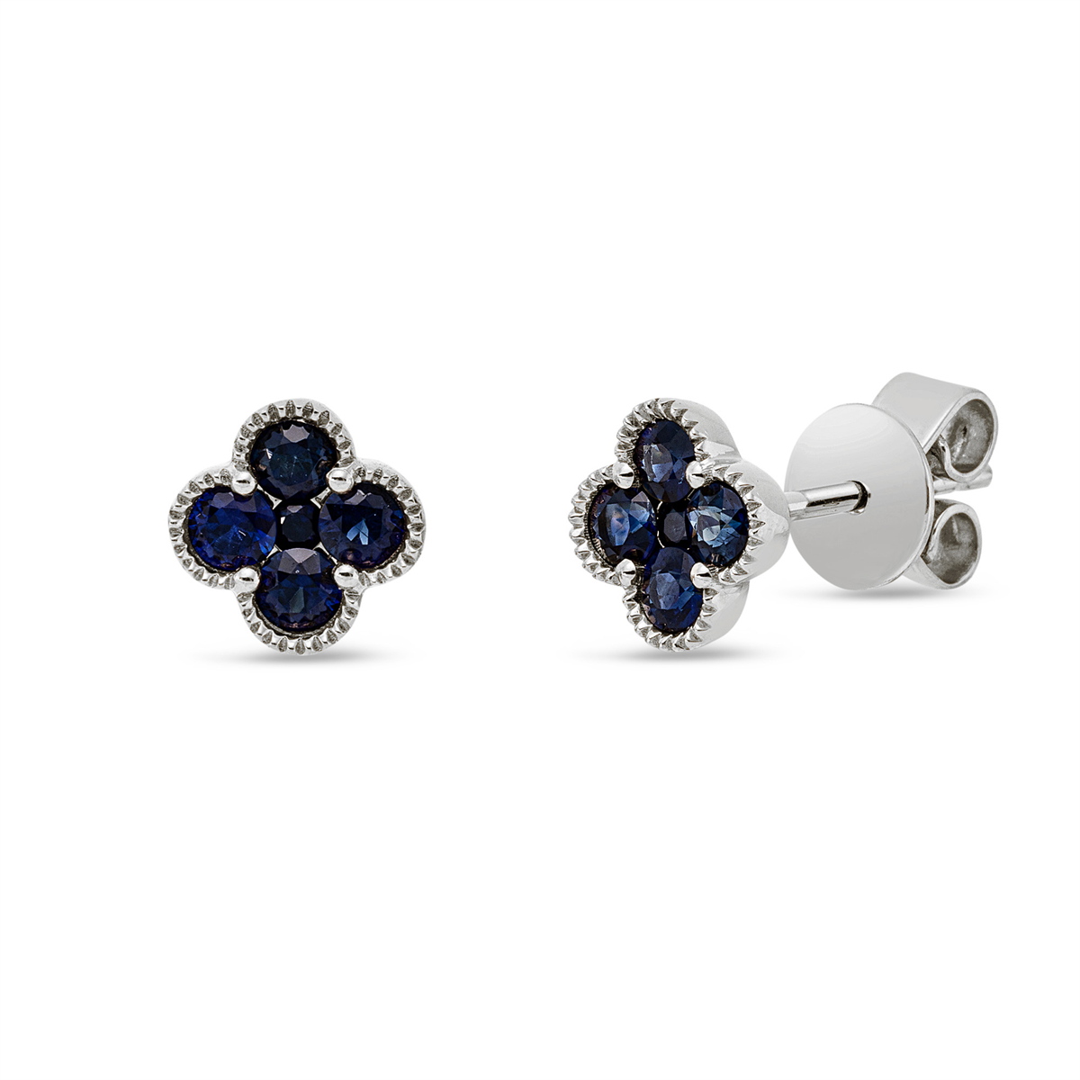 colored stone classic studs - 2W333