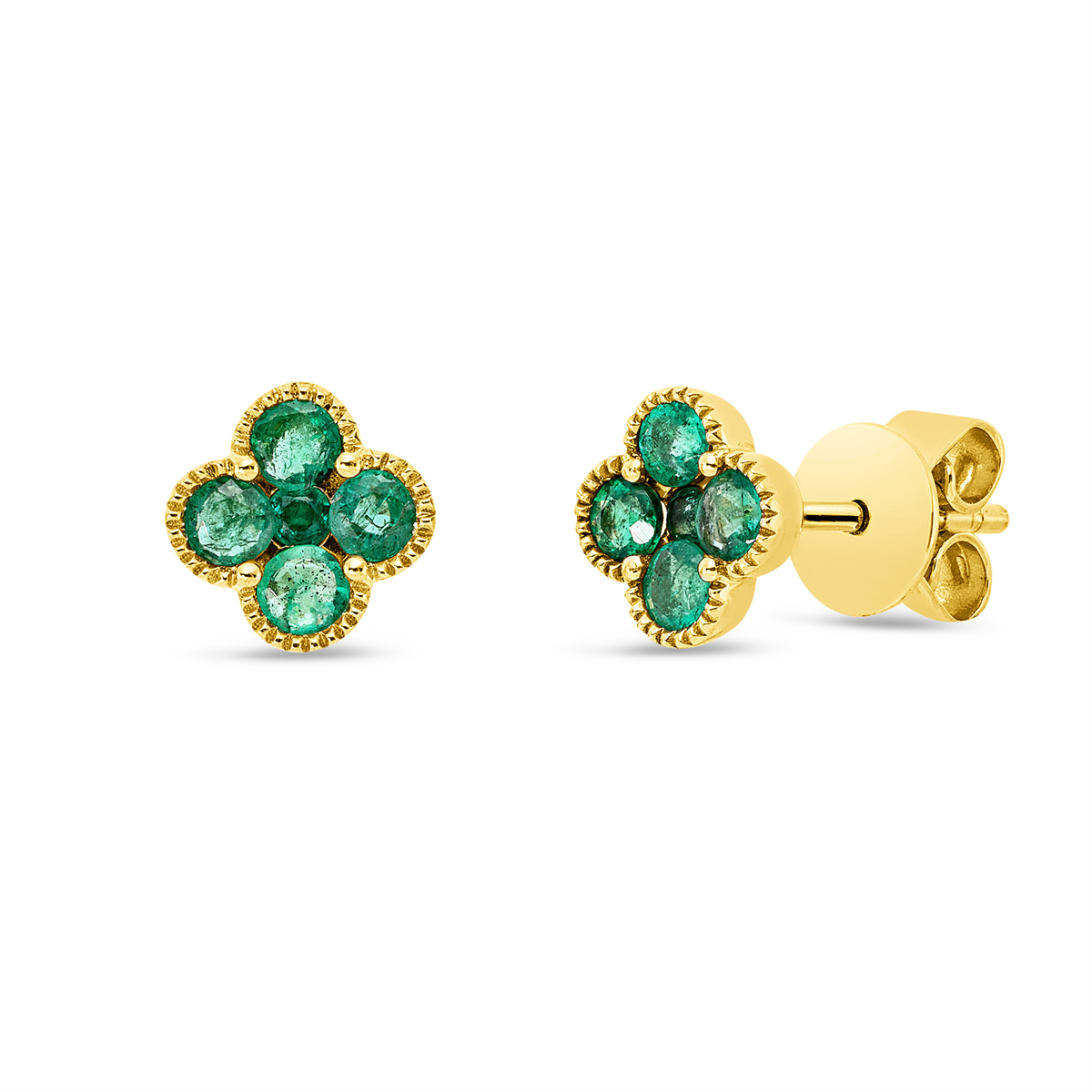 gekleurde stenen klassieke studs - 2W334