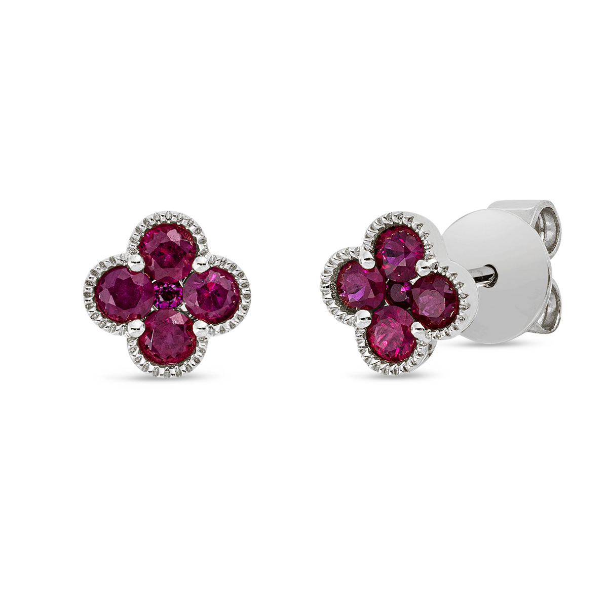 gekleurde stenen klassieke studs - 2W335