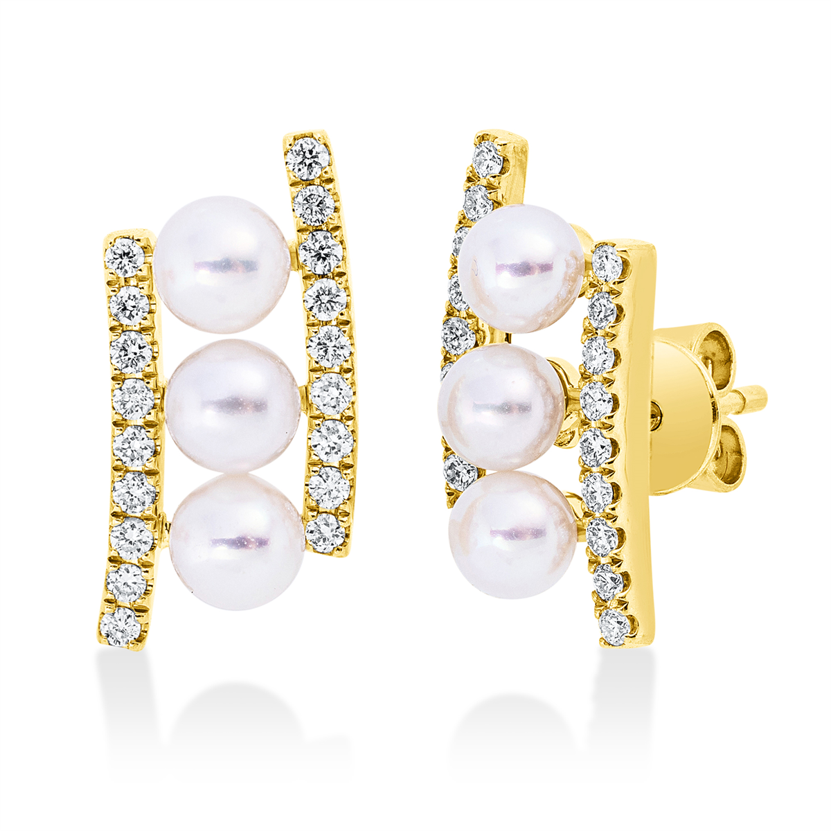 pearl studs - 2W401