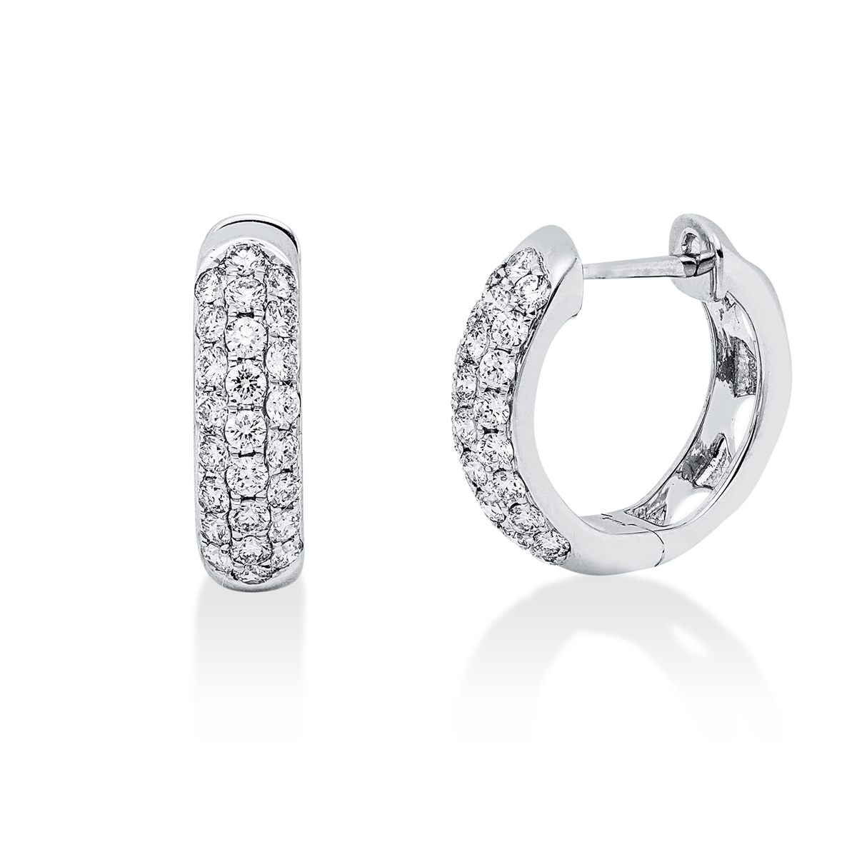 pavé hoepels & huggies - 2W581