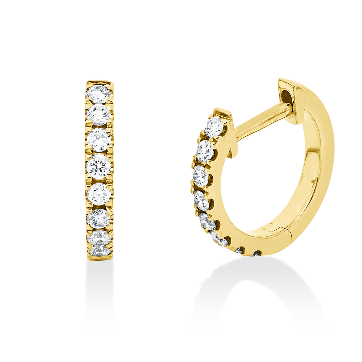 moderne dames oorbellen & huggies - 2W594