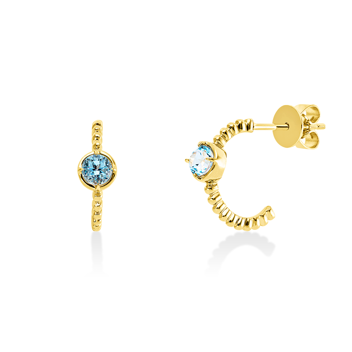 colored stone fashion earrings - 2X297