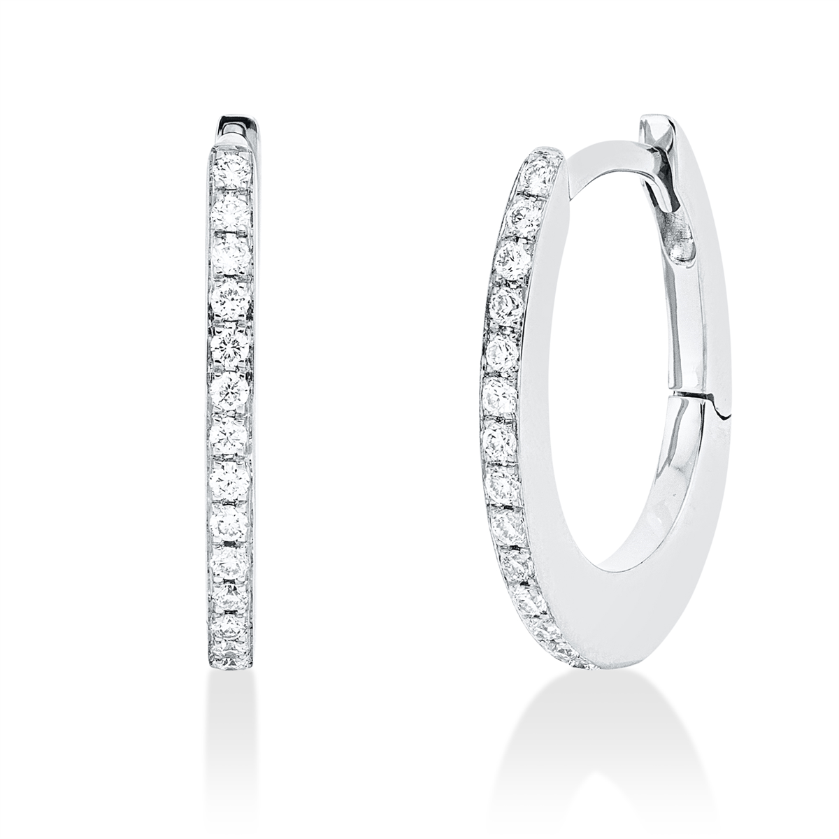 multi-stone hoepels & huggies - 2X489