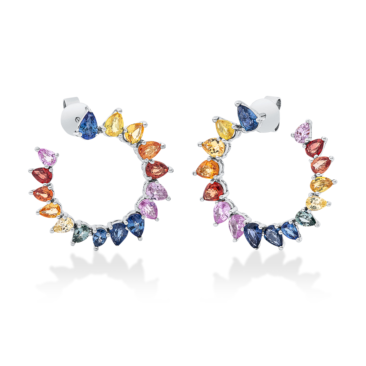 rainbow & multicolor earrings - 2X734