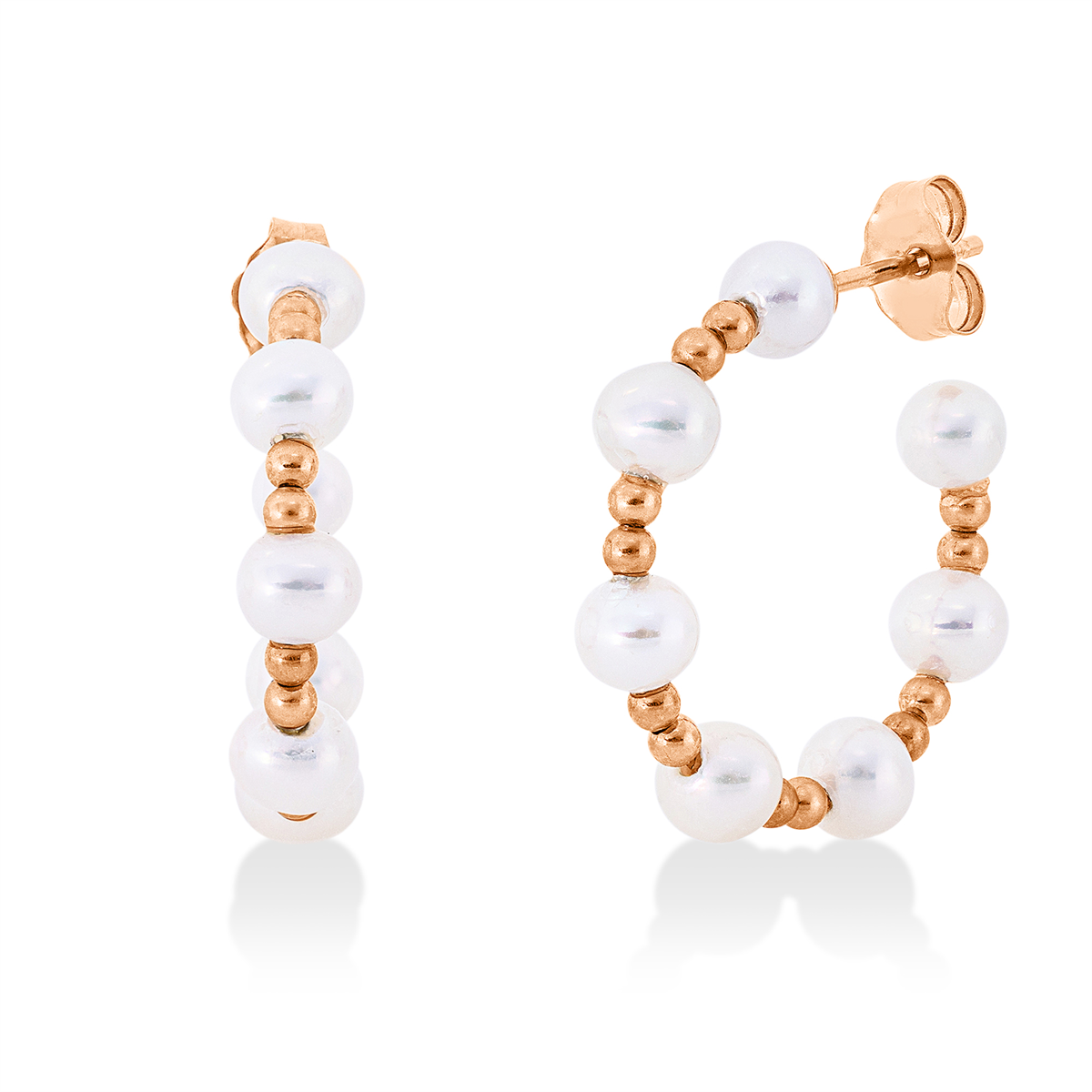 pearl studs - 2Y033