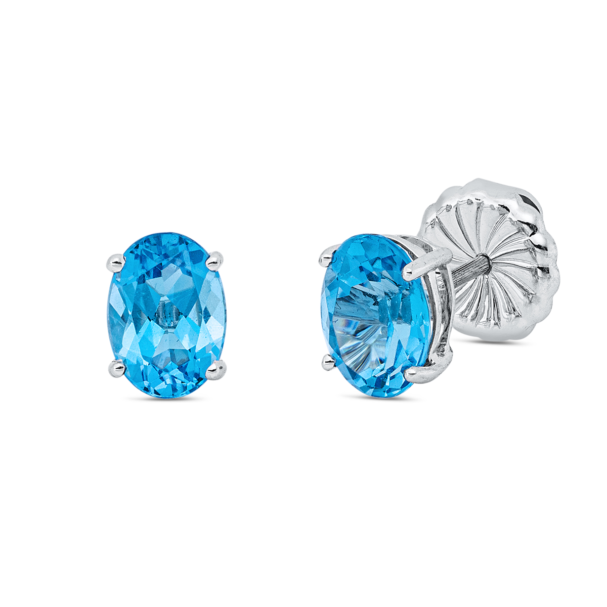 colored stone fashion studs - 2Z190