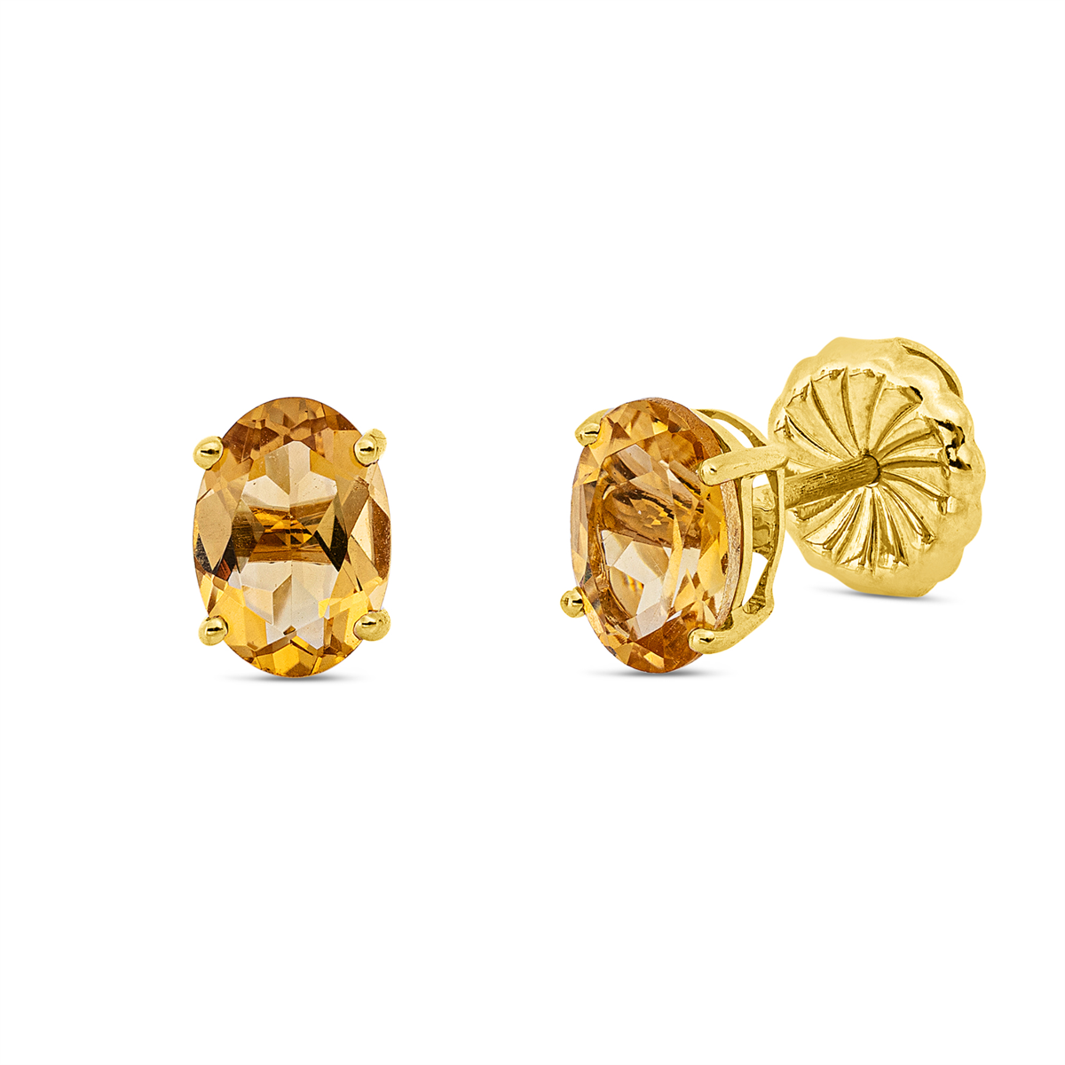 colored stone fashion studs - 2Z191