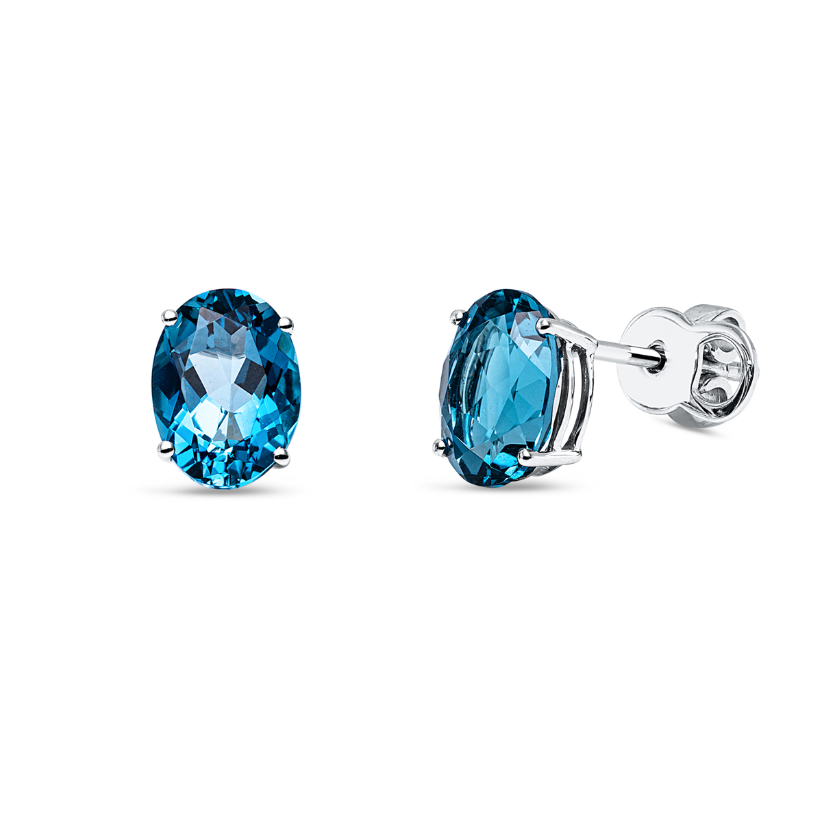colored stone fashion studs - 2Z301