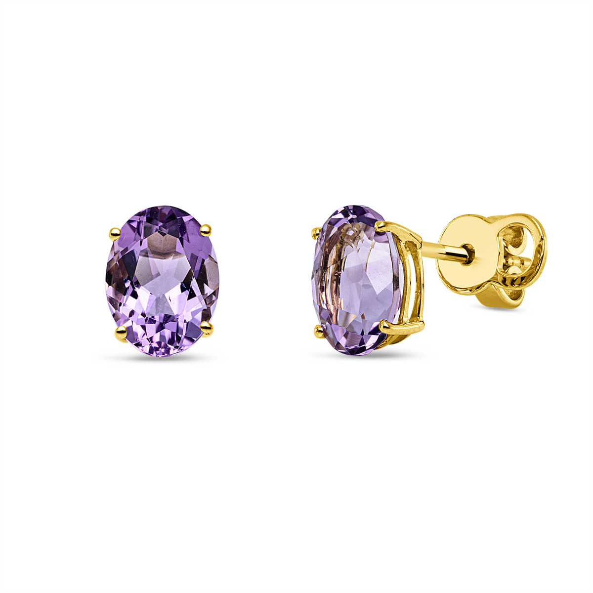colored stone classic studs - 2Z302