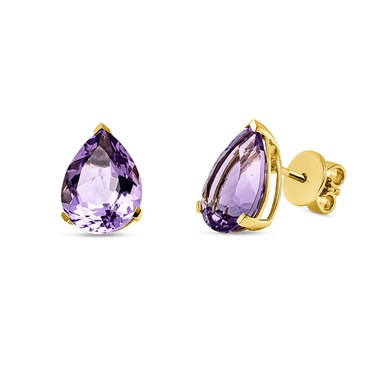 colored stone fashion studs - 2Z308