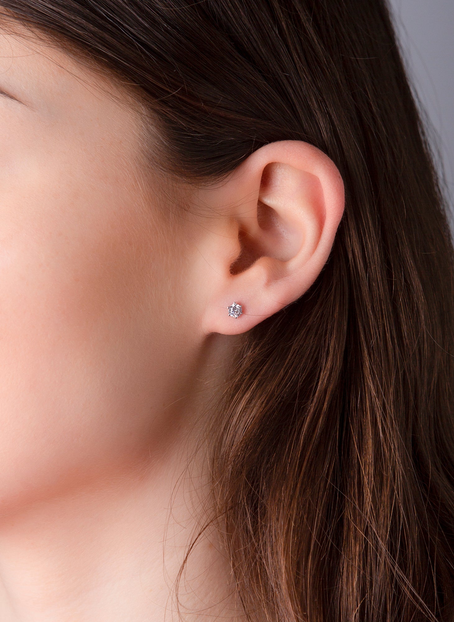 solitaire oorknopjes - 2A989