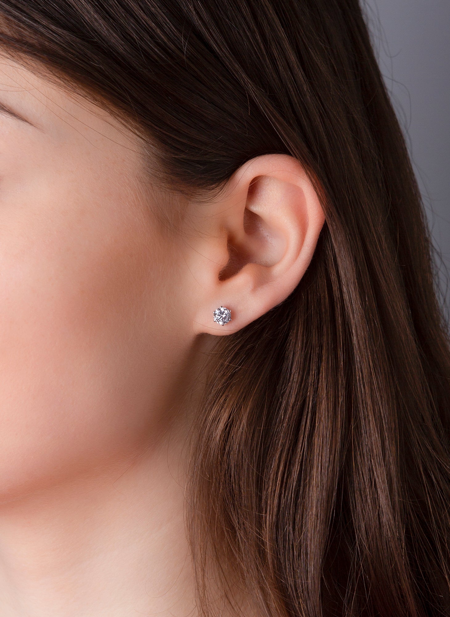 solitaire studs - 2A992