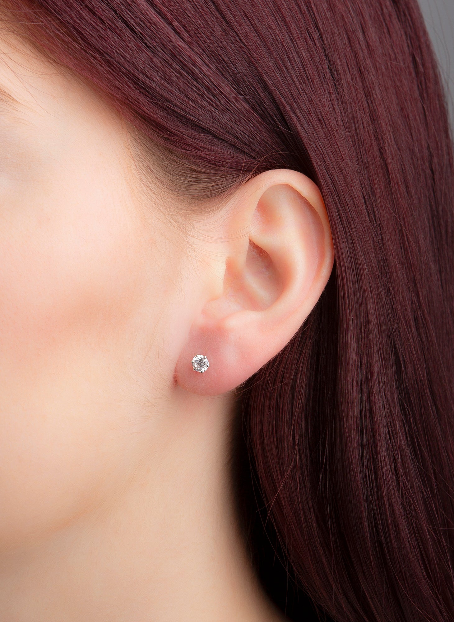 solitaire studs - 2C442