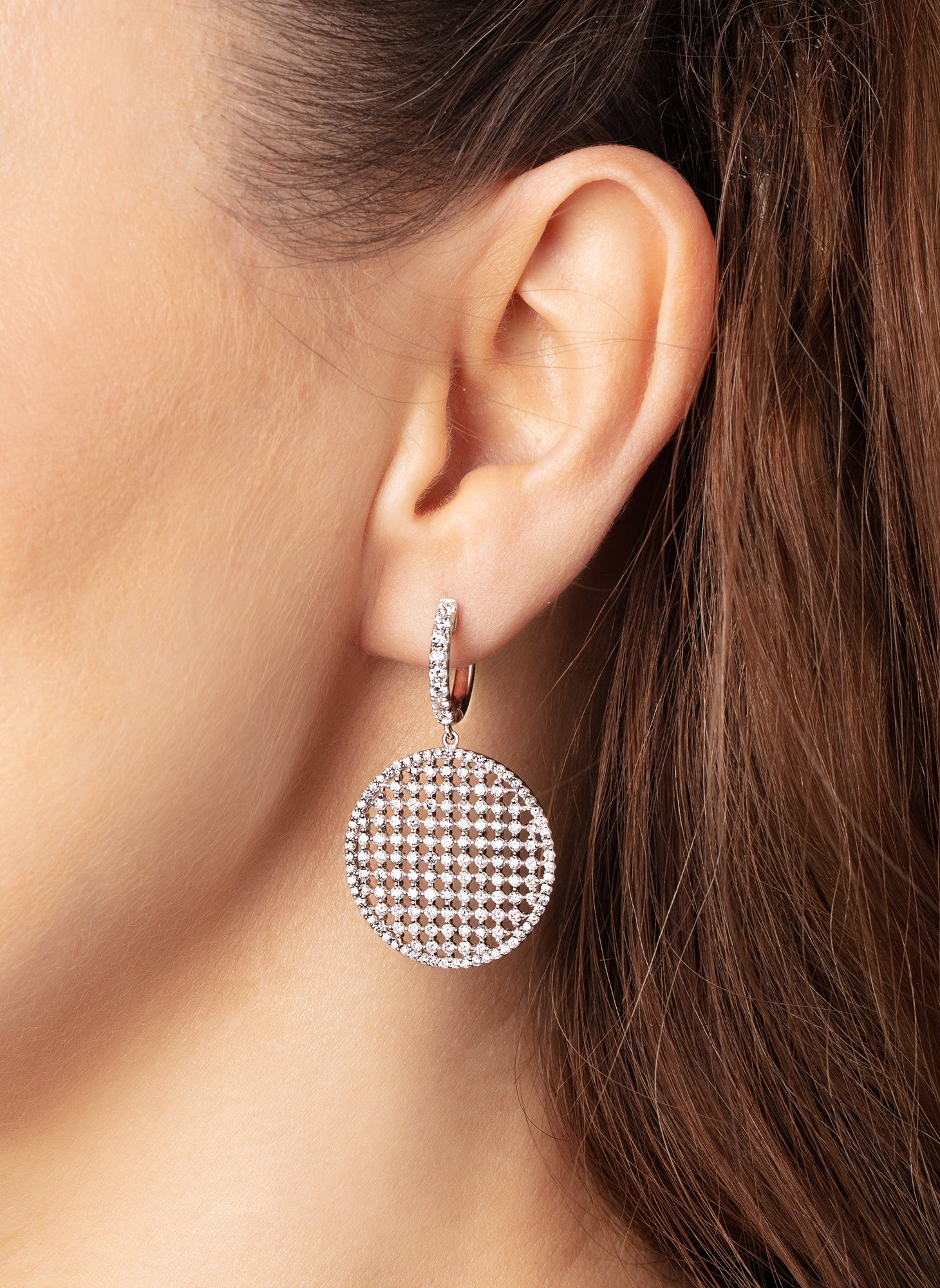 multi-stone earrings - 2C713