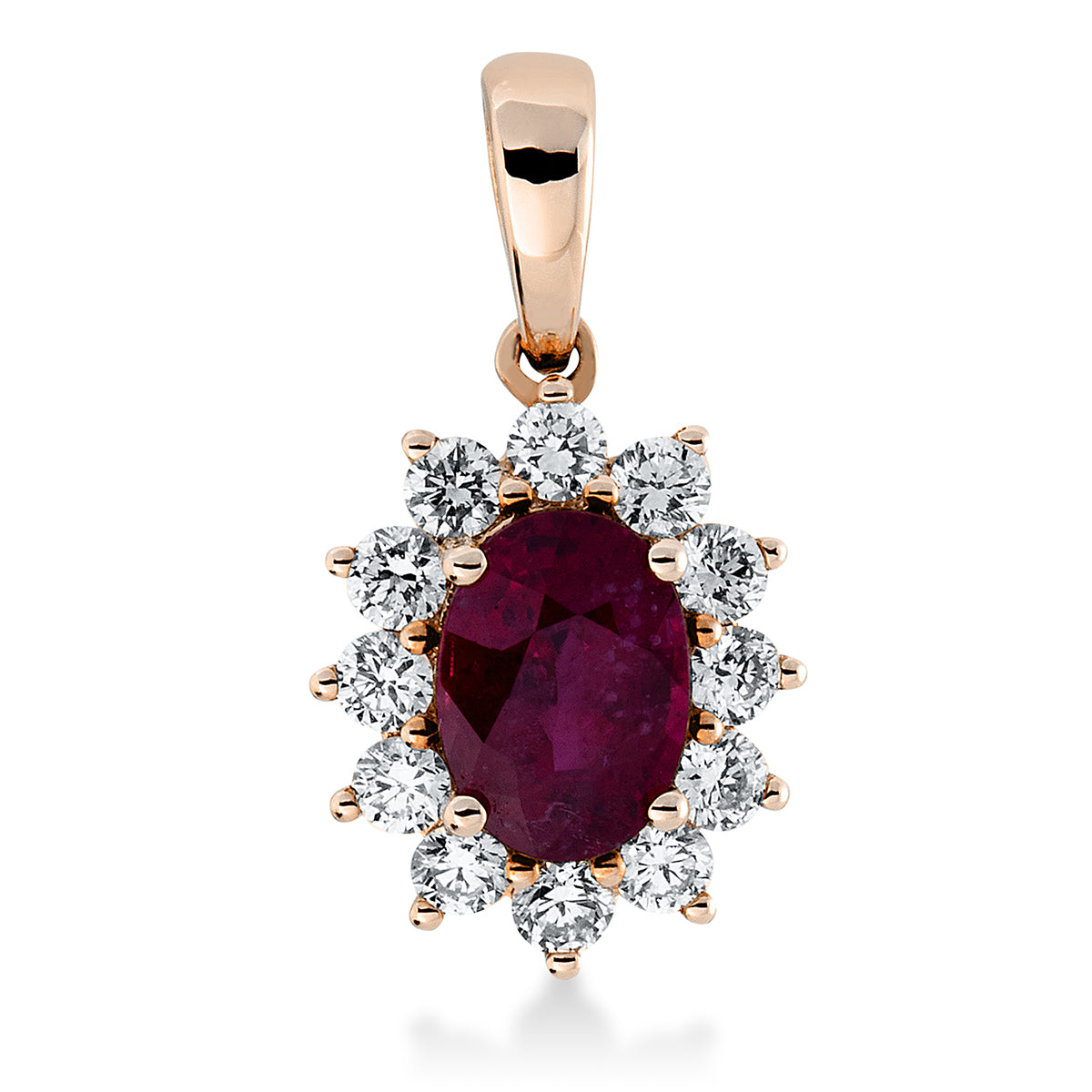 colored stone classic pendant - 3G681