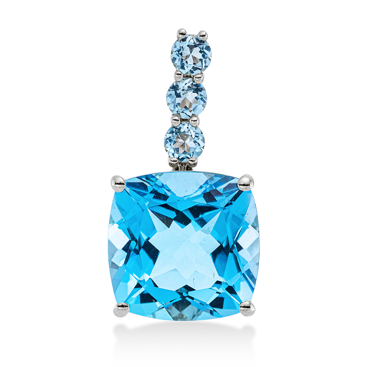 hanger met gekleurde steen - 3H920