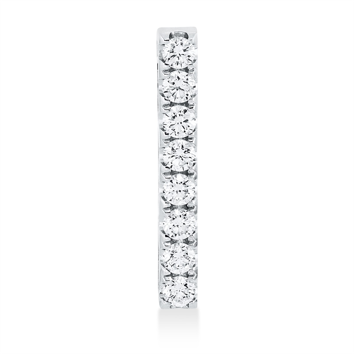 diamond full cut modern woman pendant in white gold